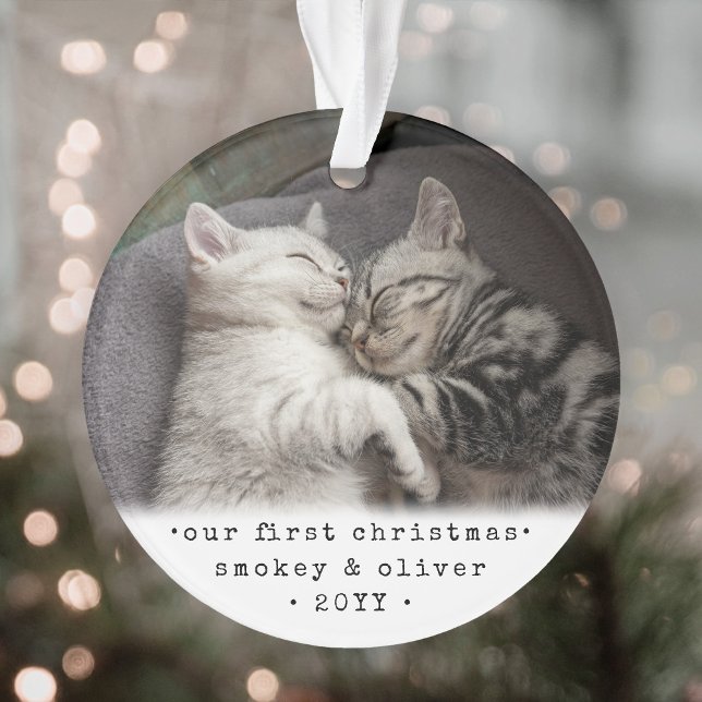 Notre premier Noël 2 Chats ou n'importe quel anima (Créateur téléchargé)