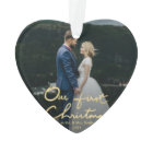 Notre premier Noël Chic Lettré À La Main