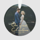 Notre premier Noël Chic Lettré À La Main