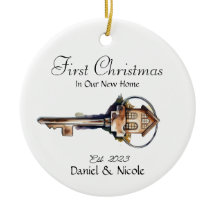 Notre premier Noël dans notre nouvel ornement