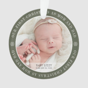 Notre Premier Noël En Deux Photos : Maman Et Papa