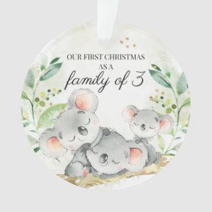 Notre premier Noël en famille de 3 ours Koala