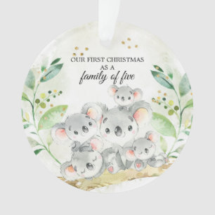 Notre premier Noël en famille de cinq ours Koala