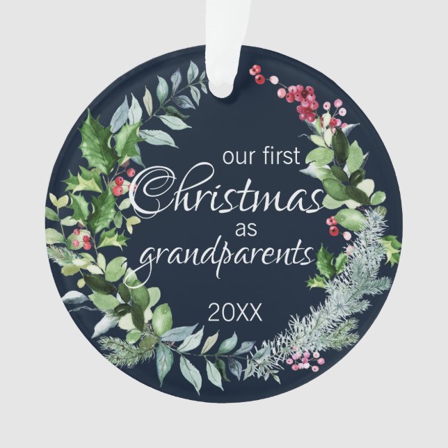 Notre premier Noël en grand-parents (devant)