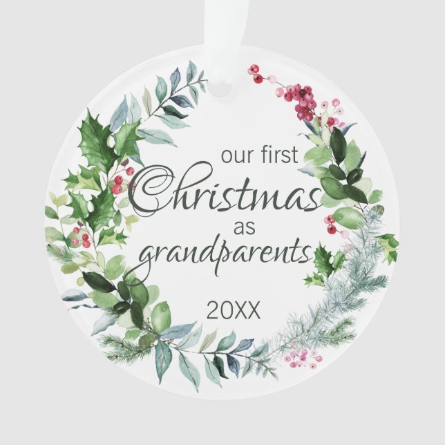 Notre premier Noël en grand-parents (devant)