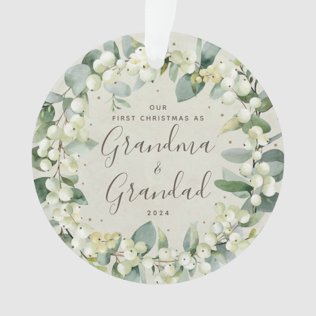 Notre premier Noël en grand-parents Photo (devant)