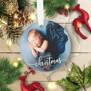 Notre Premier Noël En Grand-Parents Photo Élégante