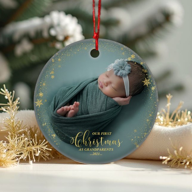 Notre Premier Noël En Tant Que Grand-Parents Ornem (Créateur téléchargé)