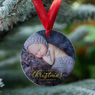 Notre premier Noël en tant que grands-parents Gold