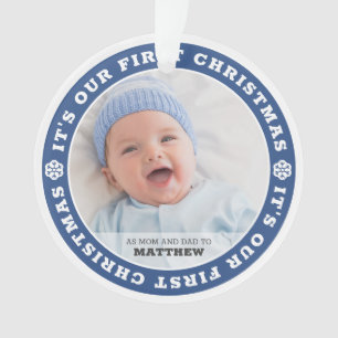 Notre premier Noël en tant que maman et papa Neige