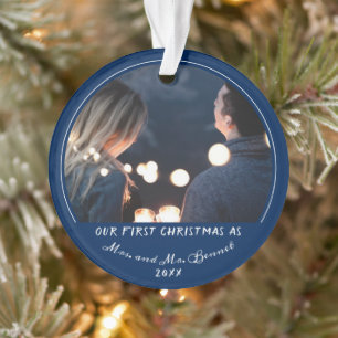 Notre premier Noël en tant que Mme. & Mme Mariage 