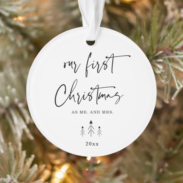 Notre premier Noël en tant que Monsieur et Madame  (Arbre)