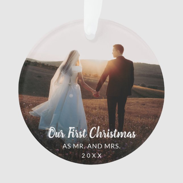 Notre premier Noël en tant que Monsieur et Madame  (devant)