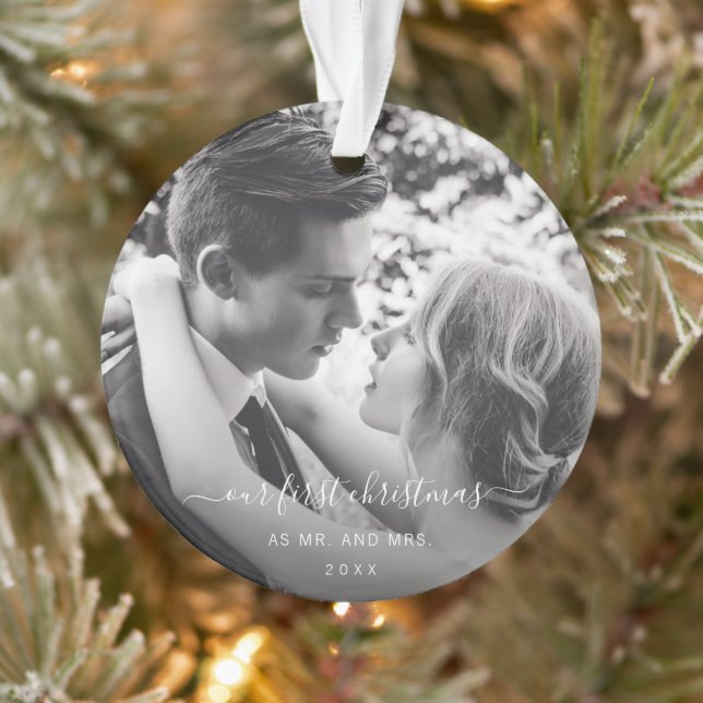 Notre premier Noël en tant que Monsieur et Madame  (Arbre)