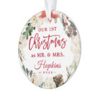 Notre premier Noël en tant que Monsieur Mme Floral