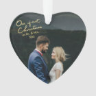 Notre premier Noël en tant que Mr & Mrs Heart Shap