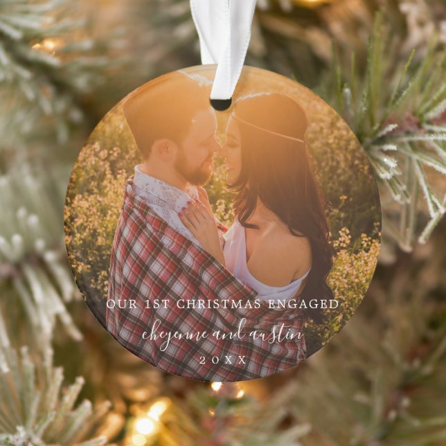 Notre premier Noël engagé photo simple (Arbre)