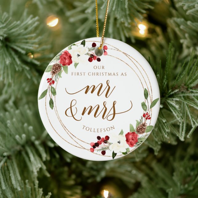 Notre premier Noël nouvel ornement de Noël (Arbre)