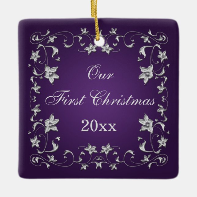 Notre premier ornement de garde de Noël (Devant)