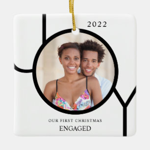 Notre premier ornement photo de Noël engagé
