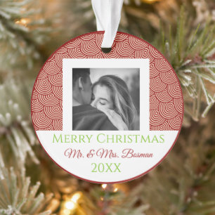 Notre premier ornement photo Noël personnalisé