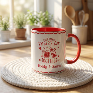 Notre première fête des pères ensemble Mug