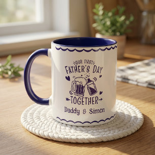 Notre première fête des pères ensemble Mug