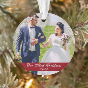 Notre première photo de Mariage de Noël