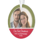 Notre première photo de Noël - double face