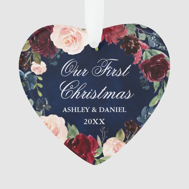 Notre première photo florale de Noël (devant)