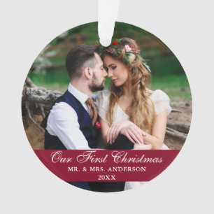 Notre première photo Mariage de Noël en Bourgogne
