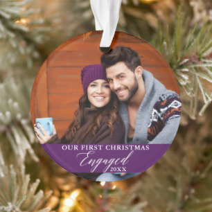Notre première photo violette de Noël