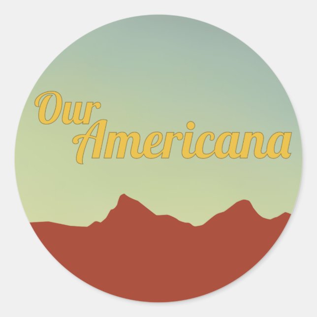 Notre Sticker Americana (Devant)
