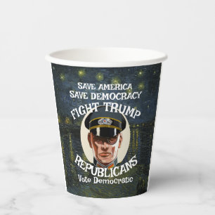 NoTrump Republican Party MAGA USA America Vote Paper Cups