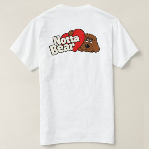 Notta Bear Retro Pound Puppy Style Logo Brown T-Shirt