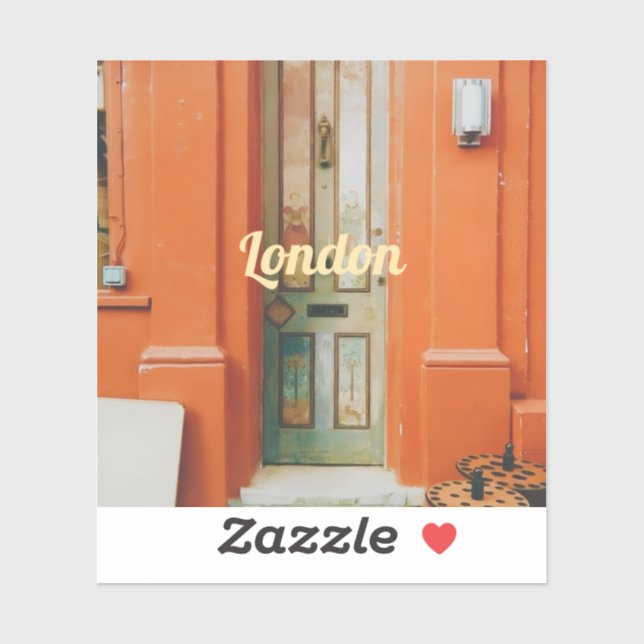 Notting Hill Doorstep, London, UK Bottle Opener (Sheet)