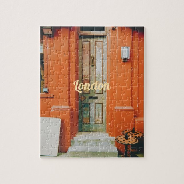 Notting Hill Doorstep, London, UK Bottle Opener Jigsaw Puzzle (Vertical)