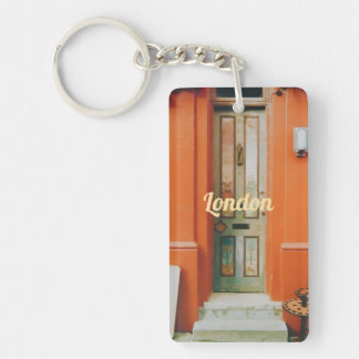 Notting Hill Doorstep, London, UK Bottle Opener Keychain