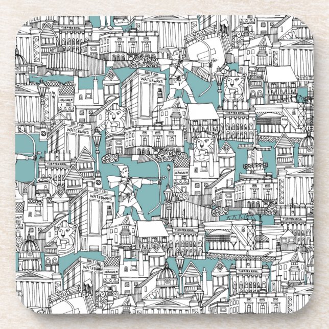 NOTTINGHAM BLUE COASTER (Front)