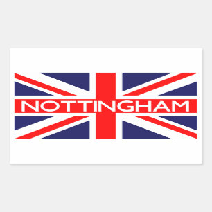 Nottingham : British Flag Sticker