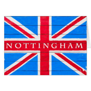 Nottingham - drapeau britannique vintage d'Union