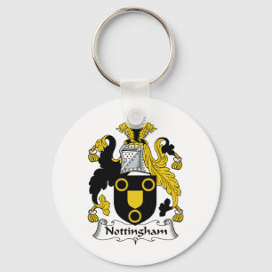 Nottingham Family Crest Keychain