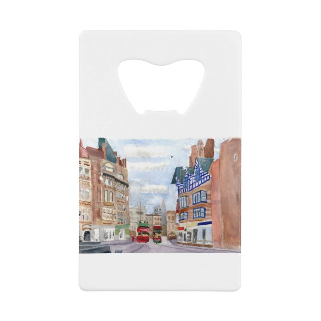 Nottingham King St 1920's Credit Card Bottle Opener (Front)