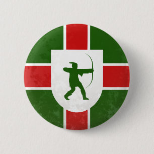 Nottinghamshire 2 Inch Round Button