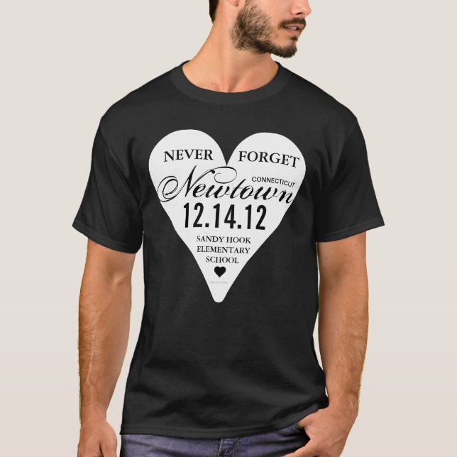 N'oubliez jamais le T-shirt de Newtown de crochet (Devant)