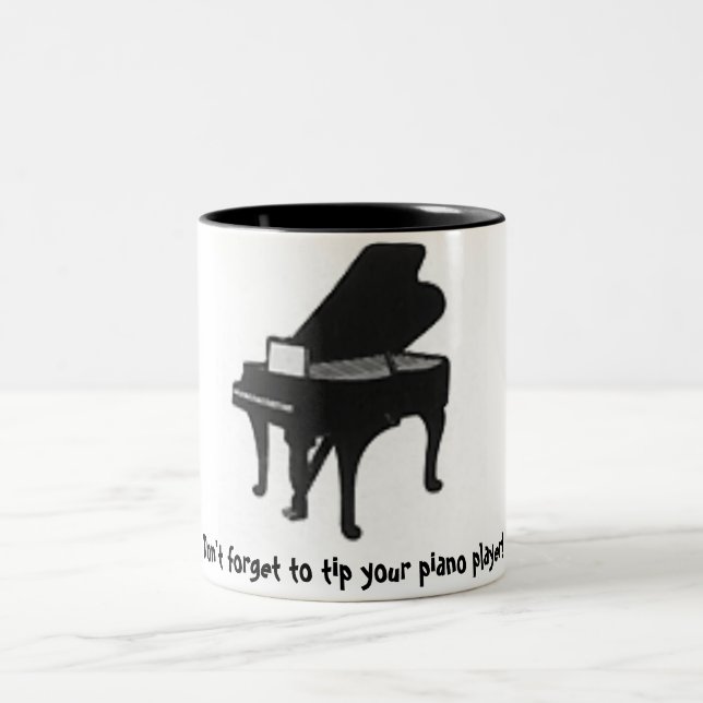 N'oubliez pas d'incliner votre pianiste ! Tasse (Centre)