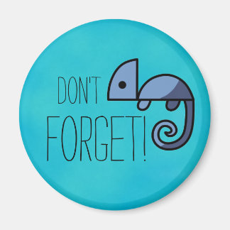 N'oubliez pas le bleu Chameleon rappelle Magnet