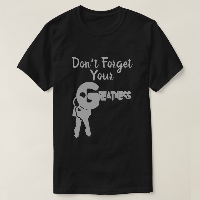 N'oubliez pas votre T-shirt grandeur (Design devant)