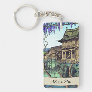 Nouet Noel Kameido shin hanga japanese scenery Keychain