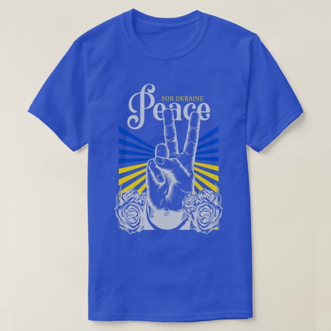 NoUkriane Flag Peace For Ukraine 5 T-Shirt (Design Front)